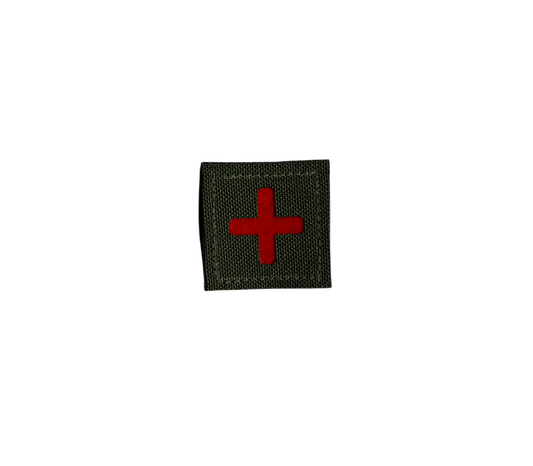 Red Cross Individual First Aid Kit (IFAK) Patch - Laser Cut - 1.75"X1.75"