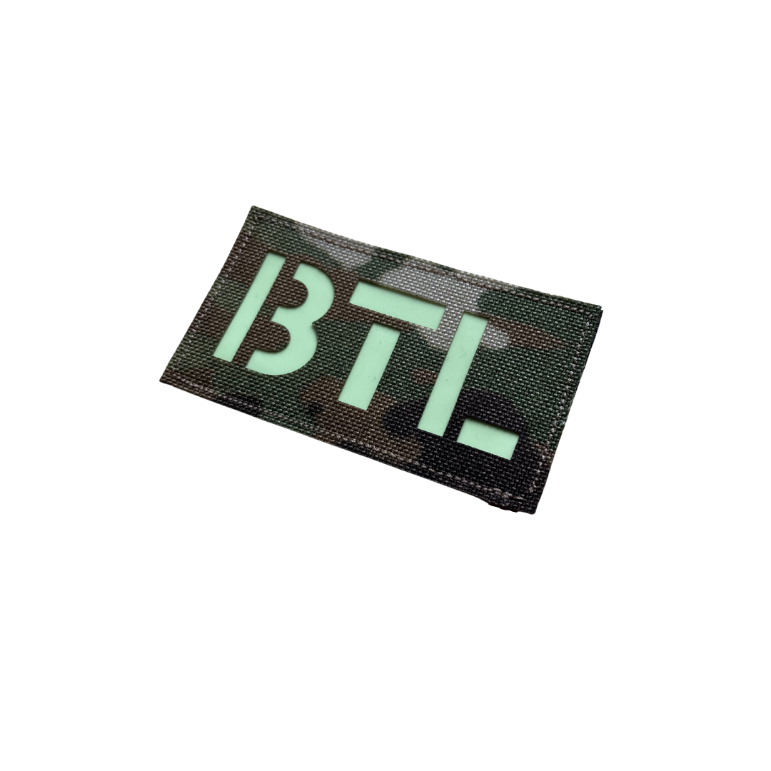 Bravo Team Leader (BTL) Patch - Laser Cut - Luminous/Glow in the Dark - 3.5"X2"