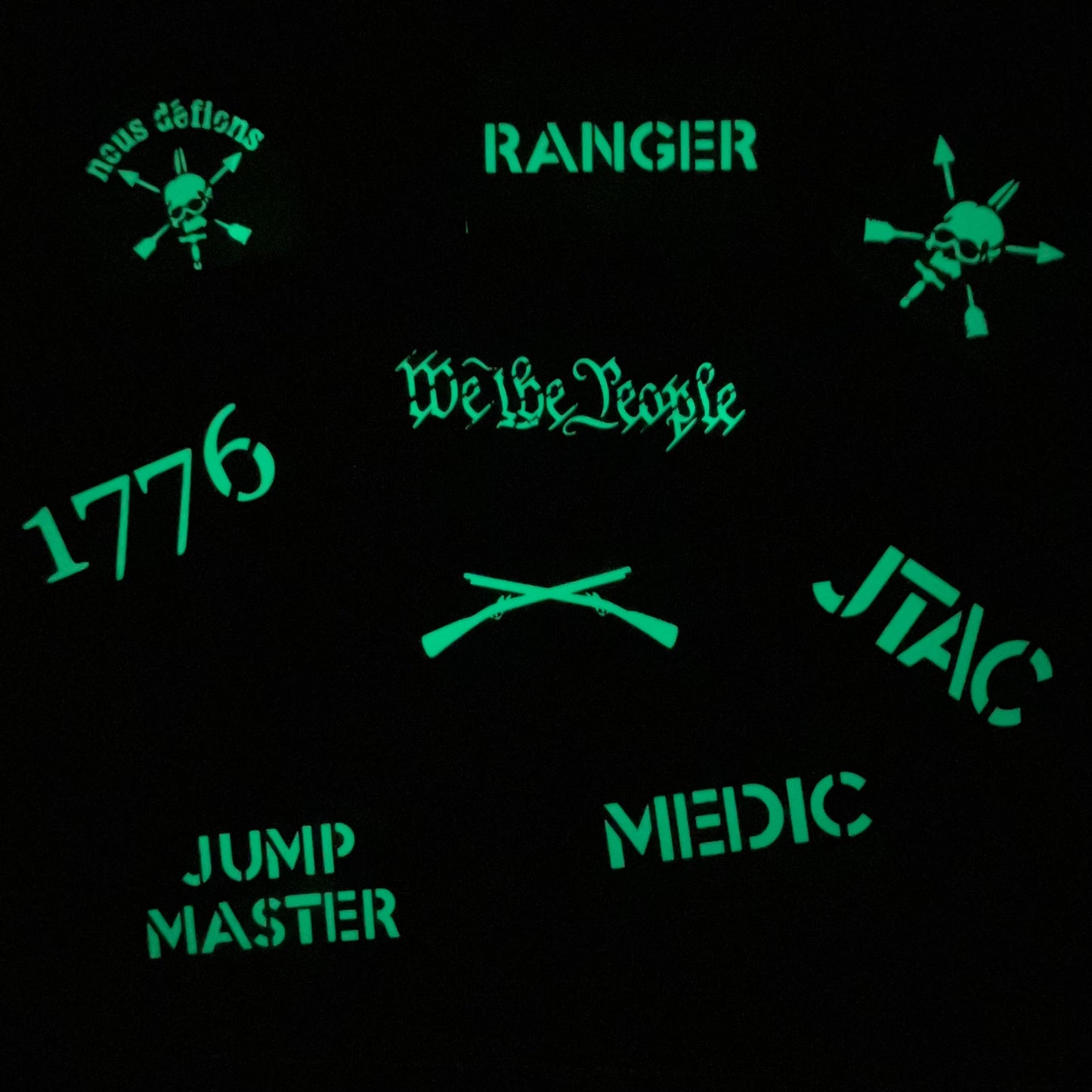 Bravo Team Leader (BTL) Patch - Laser Cut - Luminous/Glow in the Dark - 3.5"X2"