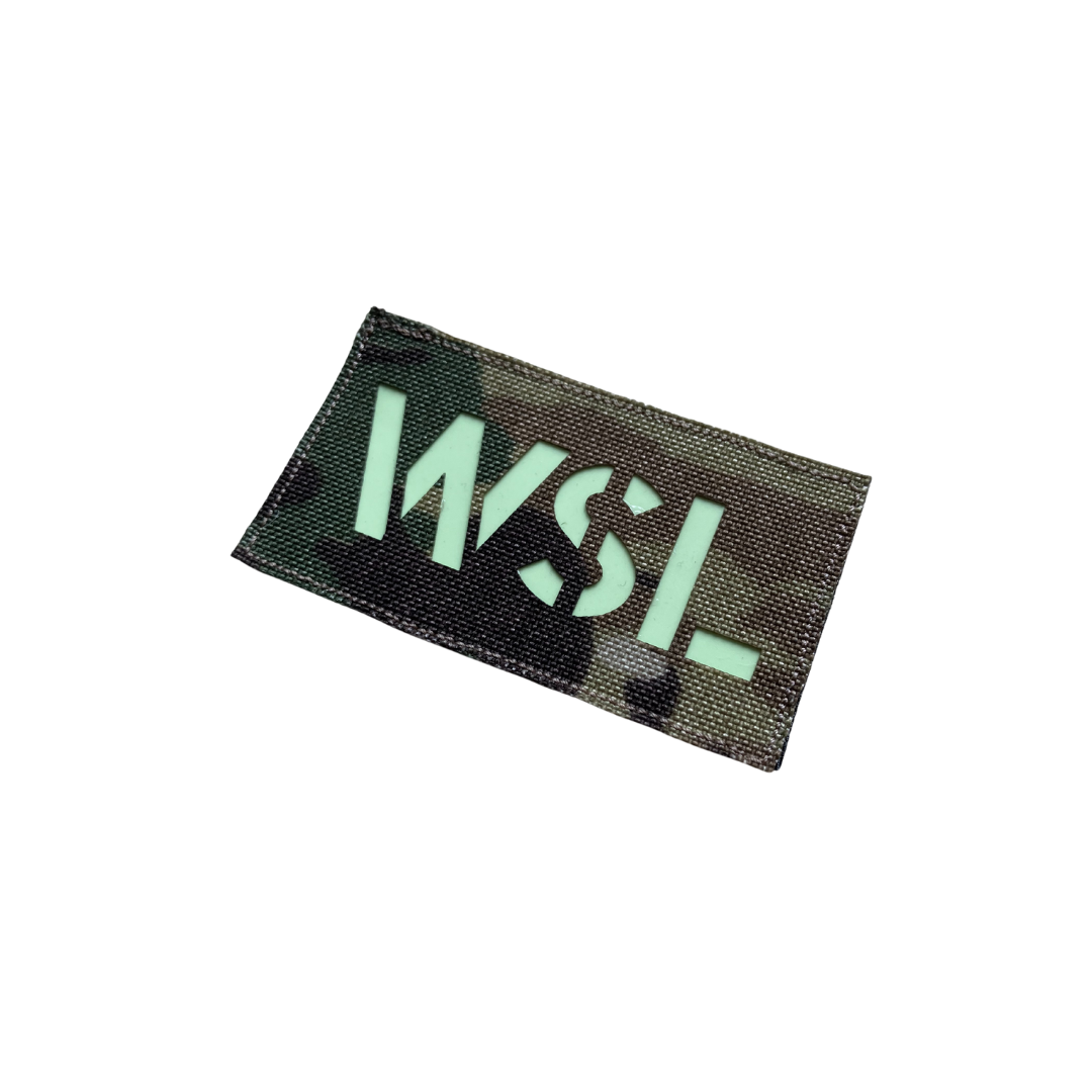 Weapons Squad Leader (WSL) Patch - Laser Cut - Luminous/Glow in the Dark - 3.5"X2"